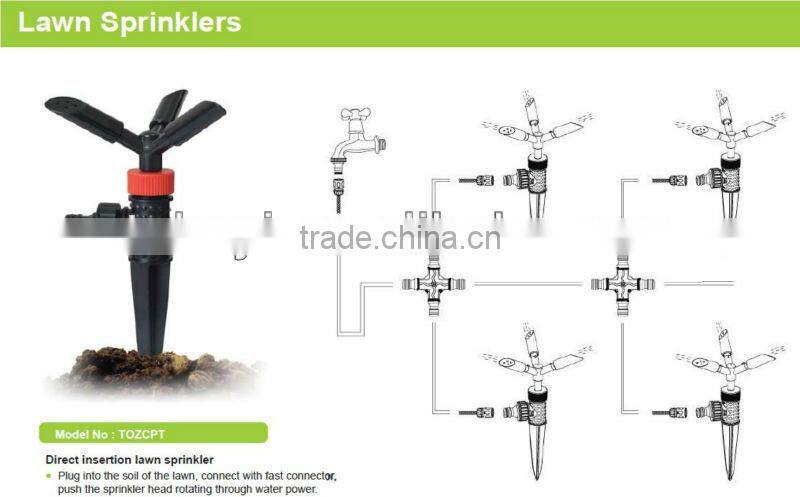 Full Circle Plastic Irrigation Impact Sprinkler