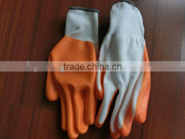 14 gauge Nitrile rubber gloves