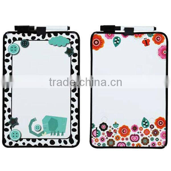 2014 square shape small white board with grid lines