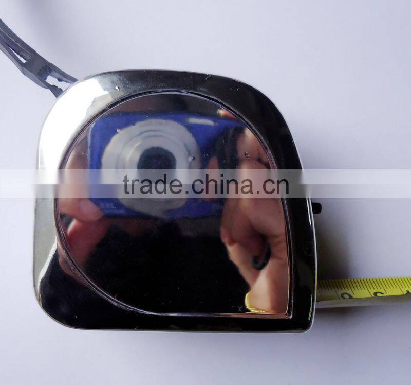 Steel blade Measuring tape with Chrome plated surface