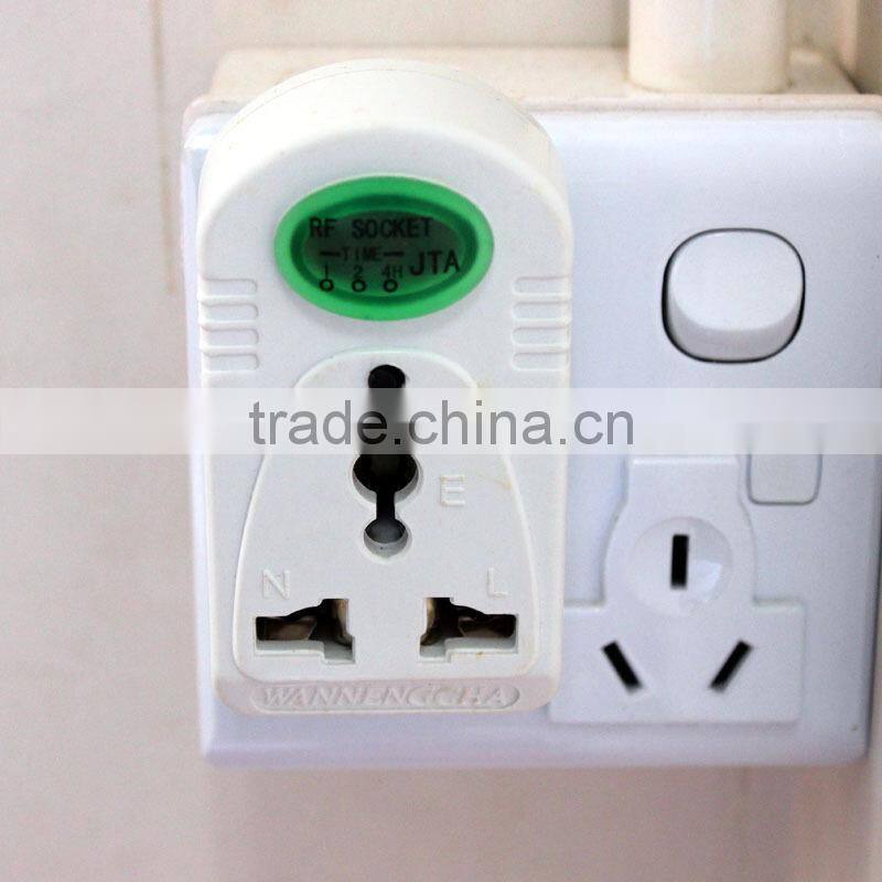 Three way wireless remote control socket