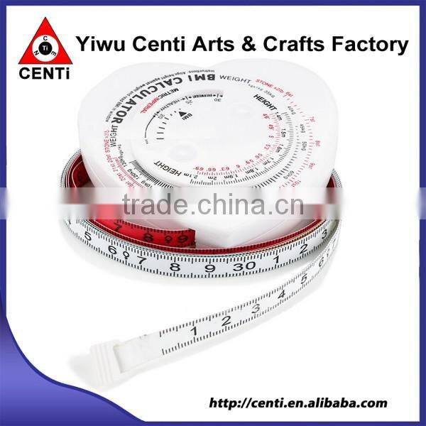 Hot Sale Heart Shape BMI Tape Measure Scale