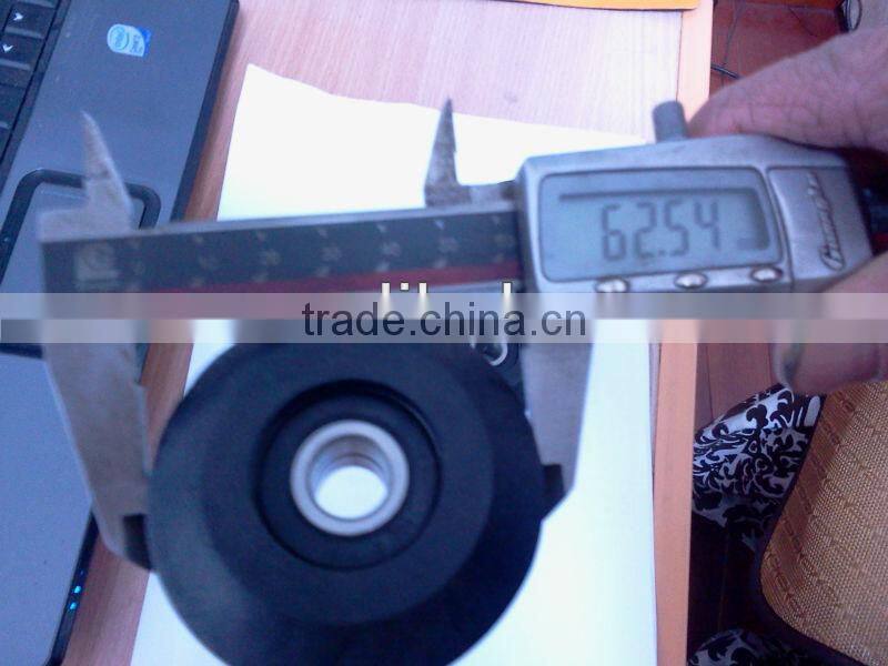 gate or window black nylon wheels with 6+GF30%