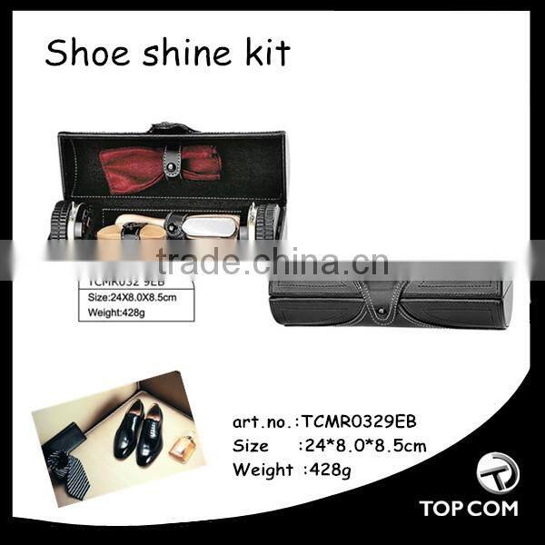 manufacturer supply hot sell shoe care kit type shoe shine kit