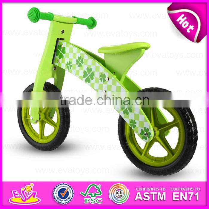 2016 wholesale cheap red kids wooden balance bicycle prices W16C143