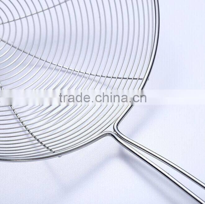 2017 stainless steel colanders/strainers mesh net frying mesh net