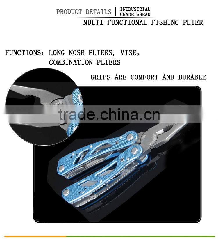 QJF-29 top quality multi-functional fishing tackle pliers