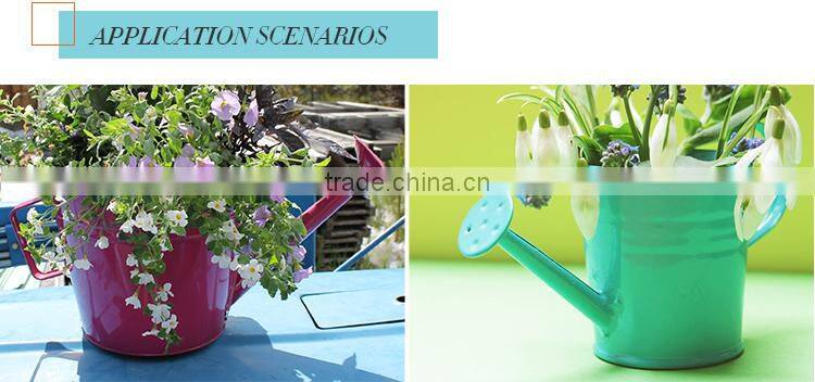 10 inch modern outdoor planters galvanised pots for plants zinc plant pot