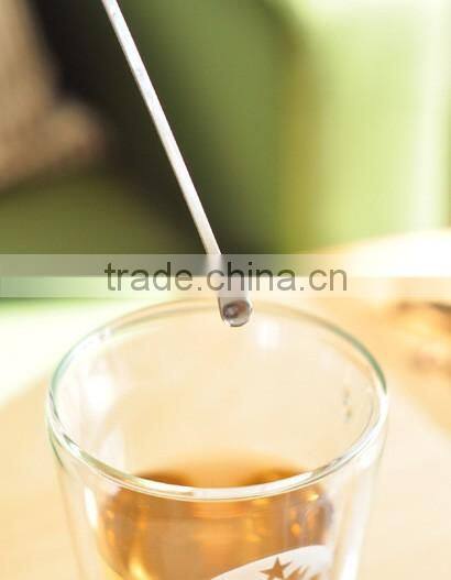 High Quality 2 Pieces Per Set Stainless Steel With Silicone Coffee Stirrer