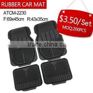 2017 hot sale high quality universal rubber car mat