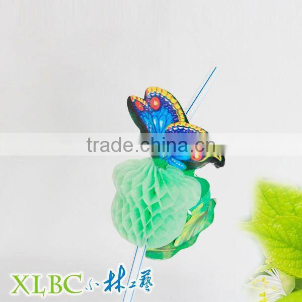 100pcs per box Butterfly ass Flex straw