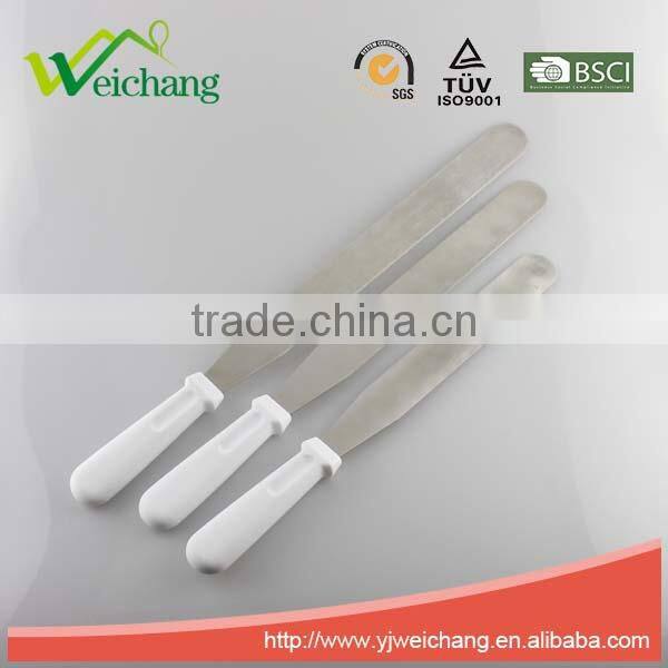 WCA207 Professional Cake Decorating Tools 10"12"14" Stainless Steel Cake Spatula with hard PP Handle