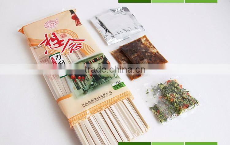 OEM Sliced ready noodles with seasoning bags