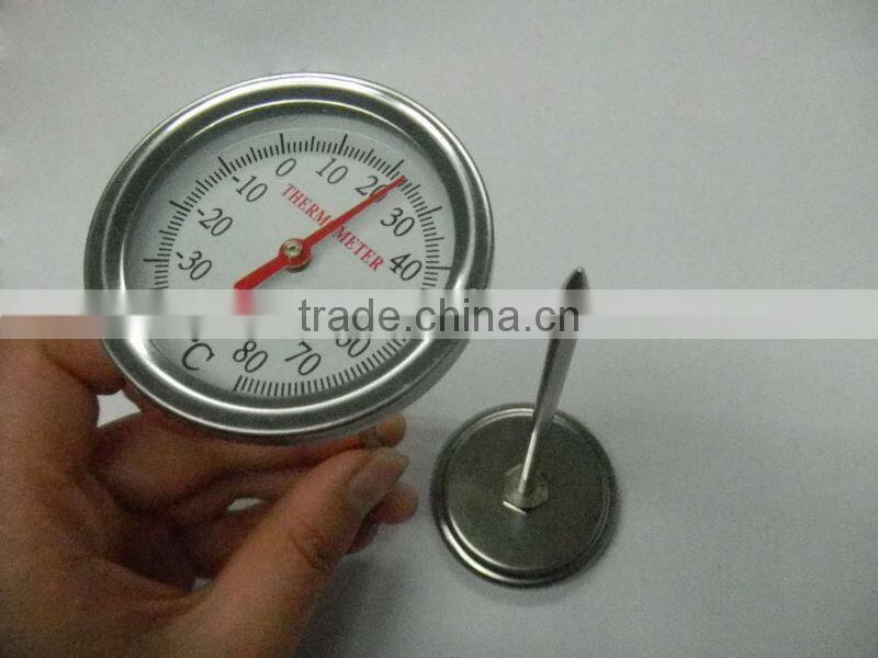 Thermometer -40-80 Celsius degree bimetal thermometer,metal therometer