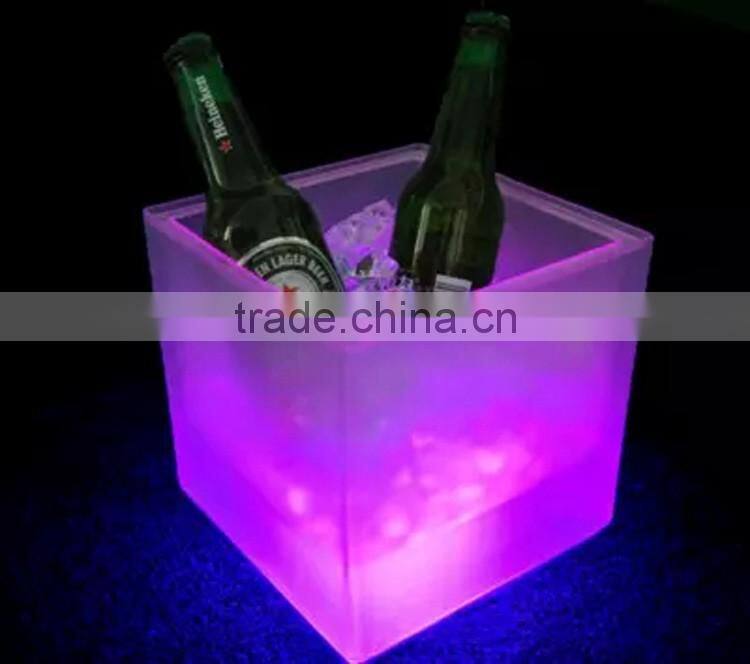 Plastic LED nice-looking cute ice bucket