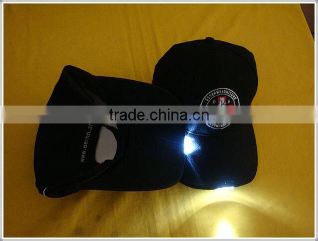 blank LED baseball cap