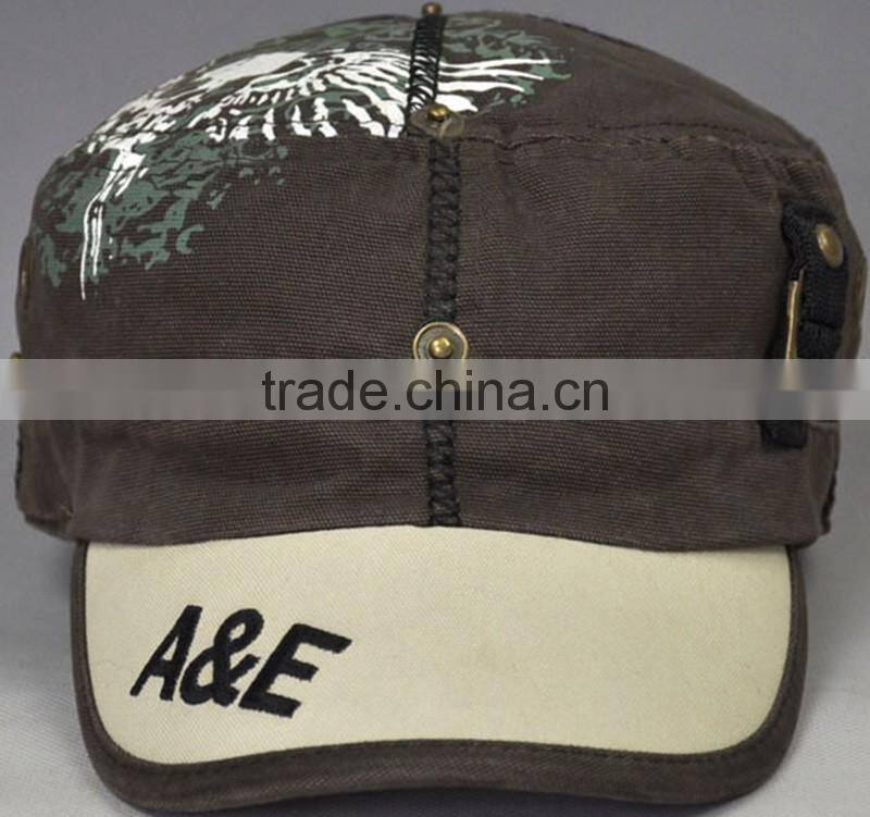 Hipster Beret Distressed Military Hats