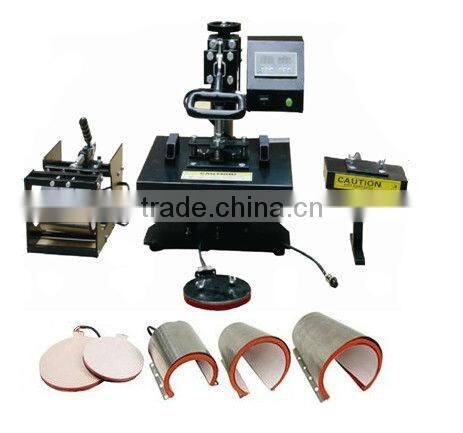 Multi-functional 8 en 1 combo heat press machine