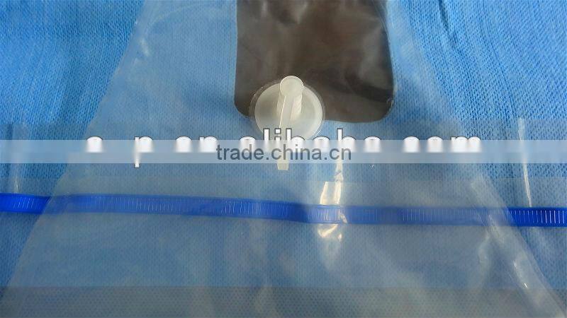 nonwoven surgical lithotomy drape pack with pouch bag for surgery