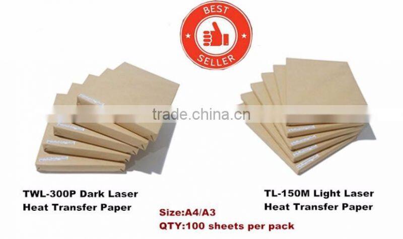 high quality t shirt A4 no cut heat transfer paper wholesale