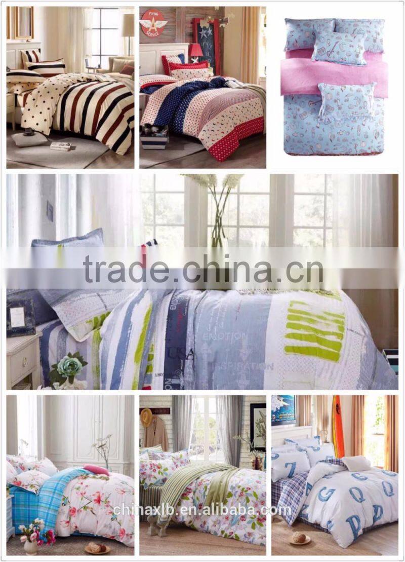 100% Polyester Material and Yarn Dyed Pattern sheet bed set