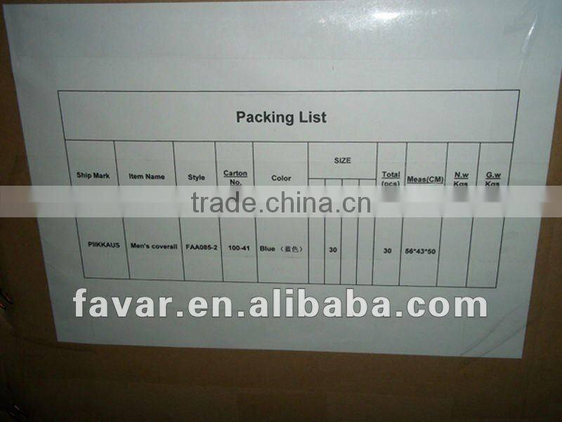 Men's 100%cotton workwear stock lot