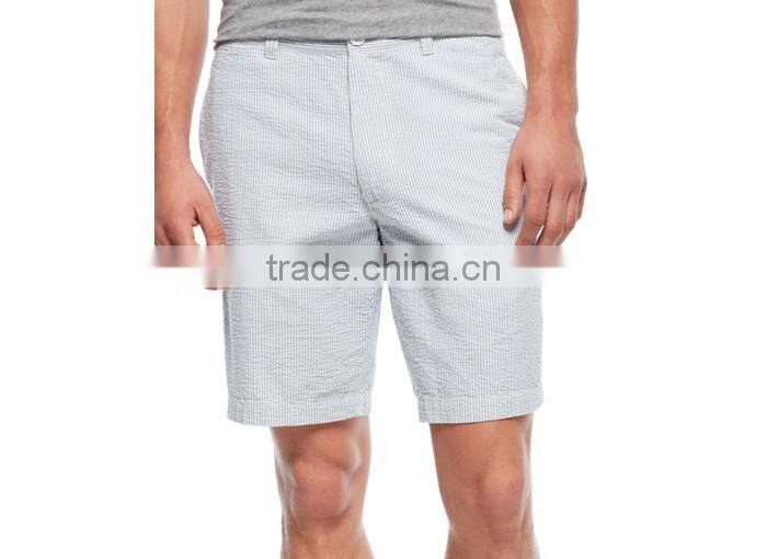 Striped Seersucker Shorts