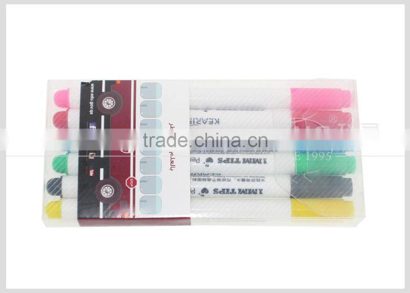 Kearing Brand Magic T shirt markers for DIY drawing design 6pcs/box permanent non washable ink #FM110