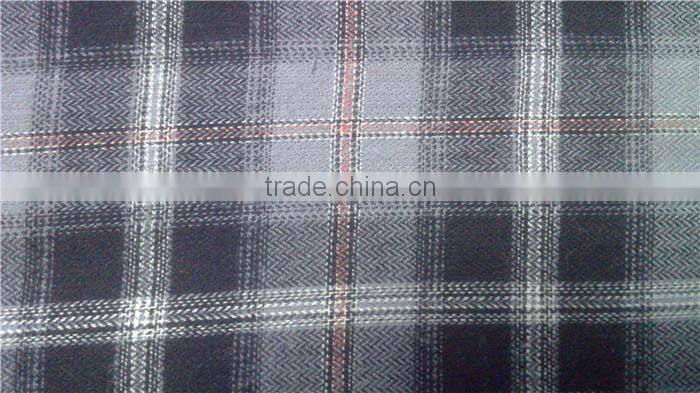 cotton woven yarn dyed plaid flannel fabric