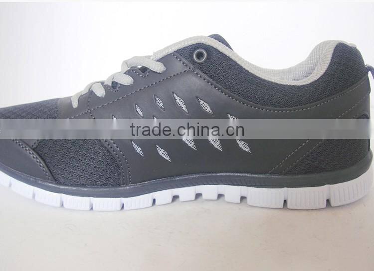 Black upper lowest price white outsole EVA mens tennis shoes
