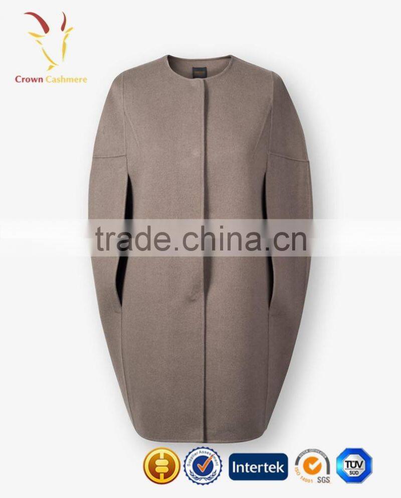 Stylish Korean Girl Coat Latest Design Woolen Long Coat