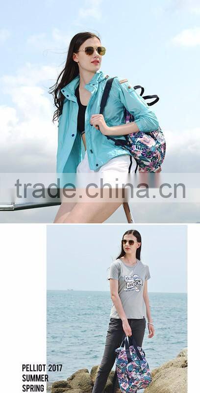 2017 spring new waterproof polyester hiking backacks