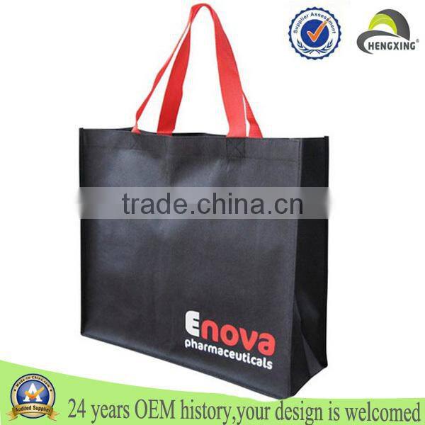Low price custom made printed travel tote top quality non-woven bag wholesale