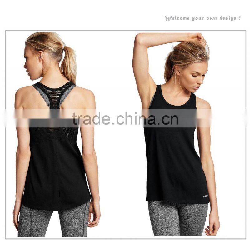 wholesale women's gym wear sportswear sexy sleeveless tank top for girls