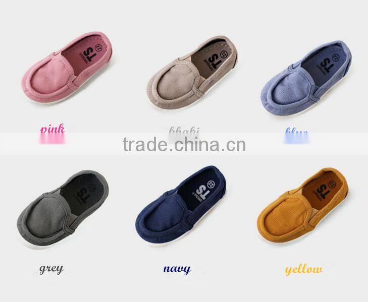 1-8 year kids shoes, soft fabric canvas kids shoes