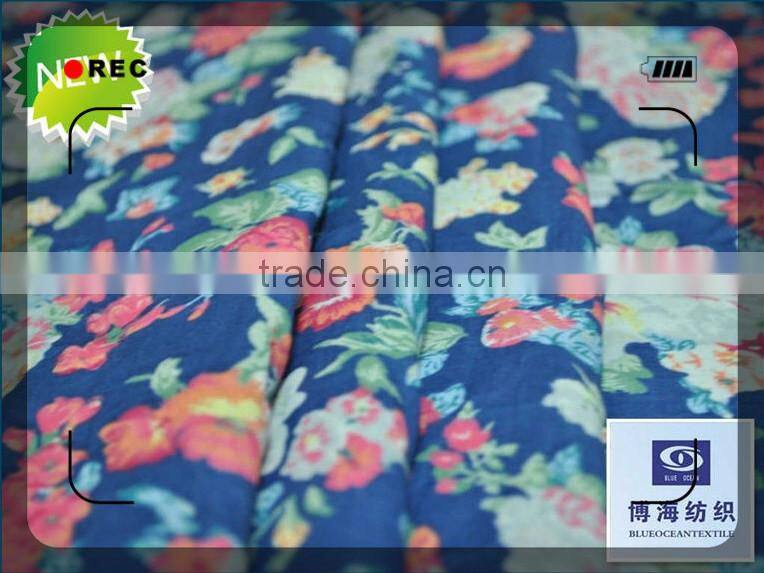 mercerized cotton fabric 100% cotton cambric printed fabric