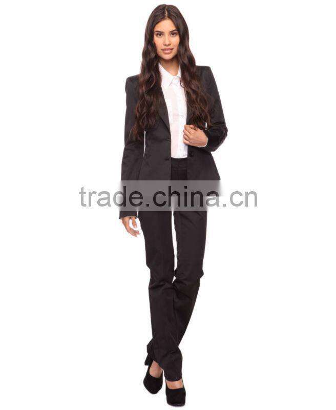 Woven Cotton Blend Blazer