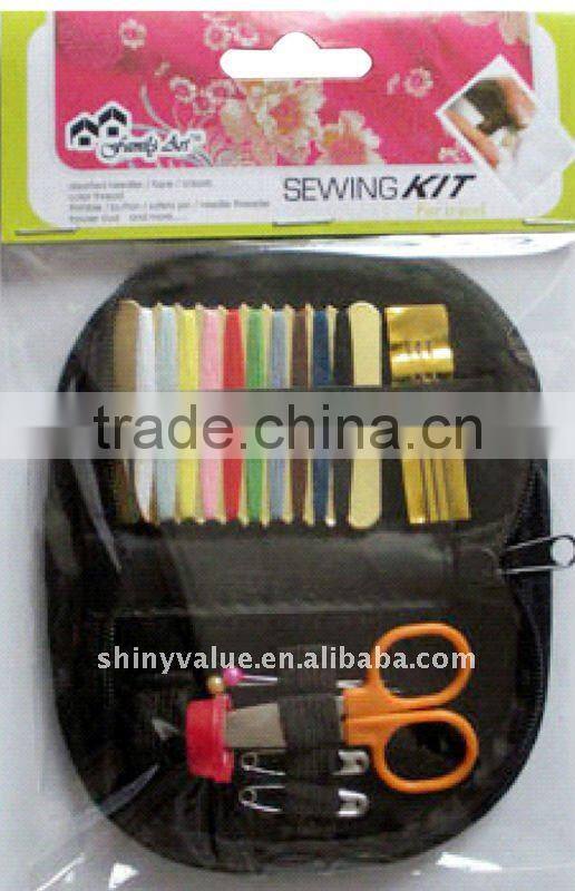 Different Types Of Ellipse Sewing Bag /Needle &Scissors&Thread Factory