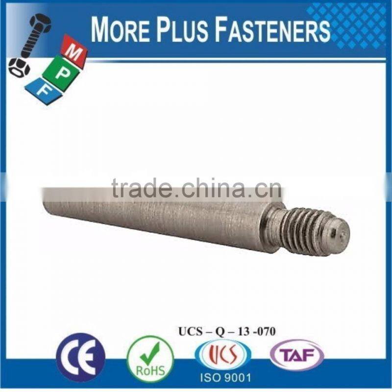 Made in Taiwan Metric Taper Pin Threaded End Steel Taper Pin Externally Threaded Stainless Steel Threaded Taper Pin