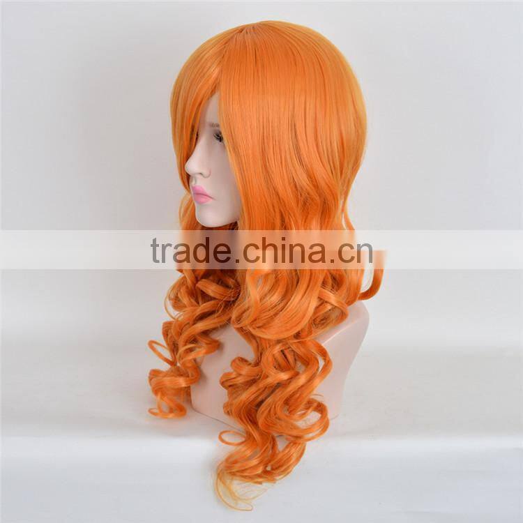 YIWU Perfect Lady short orange cosplay hair wig