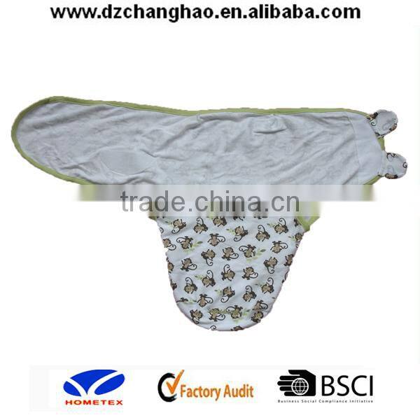 infant 100% cotton printed baby wrap baby swaddle blanket