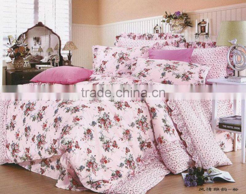 Custom cotton rabbit micro fleece bedding set
