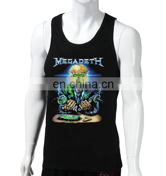 Megadeth boys tank tops,rock band tank tops