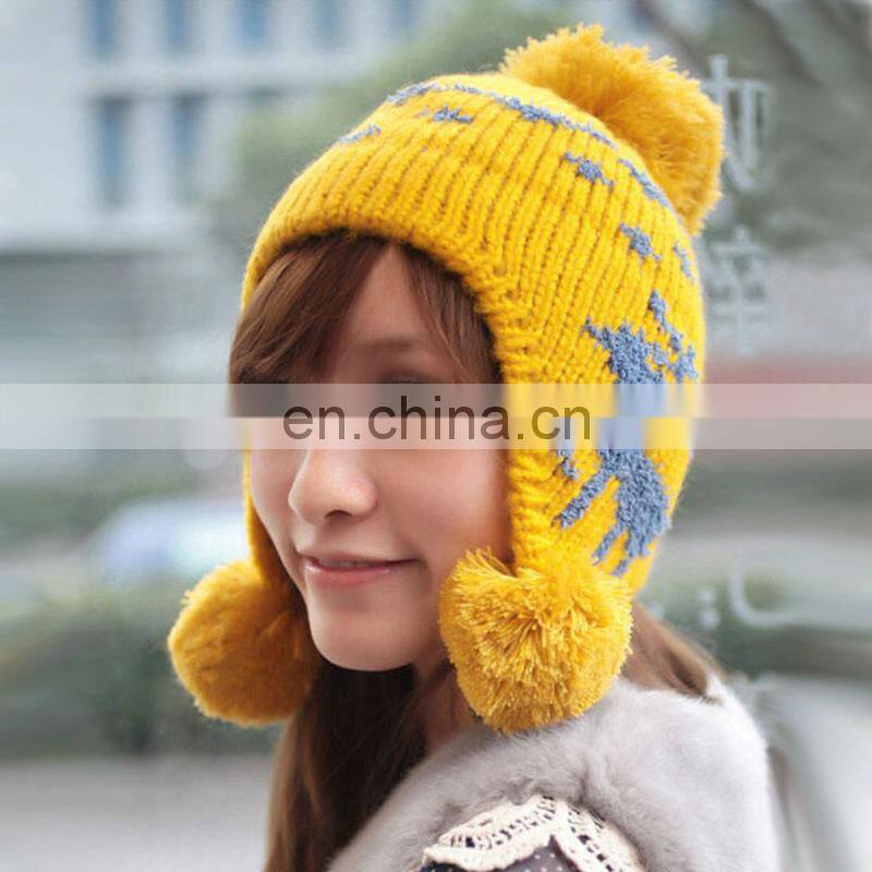 Knitted Christmas Hat Promotion santa claus hat children and adult Father Christmas hat