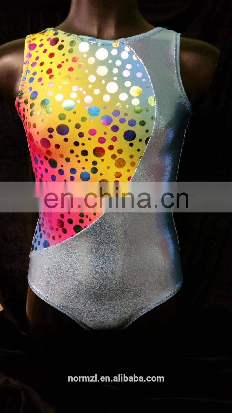 2016 new design children gymnastics leotards apparel speed skating suit wholesale