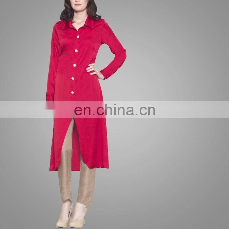 Newest muslim girl cardigan fashion women casual long coat 2017