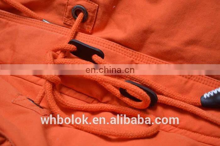 OEM Navy Parka women winter green coat high quality custom-made fleece lined with hooy