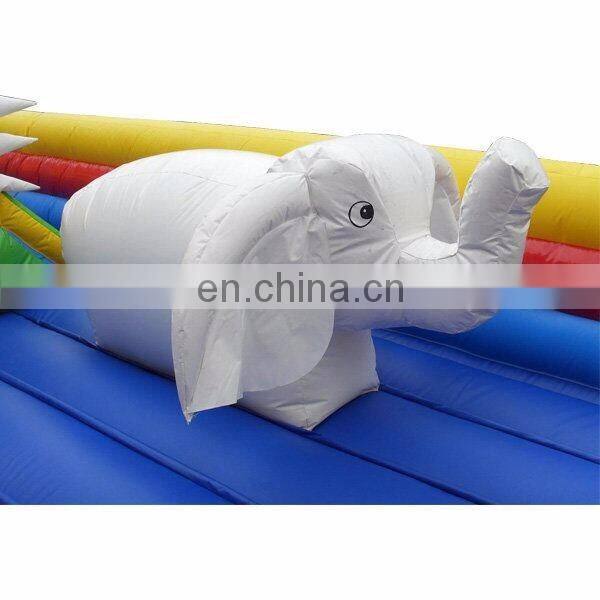HI Good quality inflatable commercial fun city/outdoor rent amusement park/children inflatable play zone