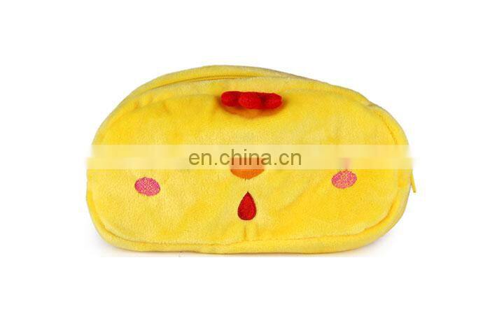 Factory fashion yellow plush chicken coin purse for sale