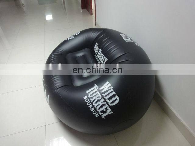 2016 hot selling inflatable football sofa, inflatable football shape chair, inflatable rugby sofa